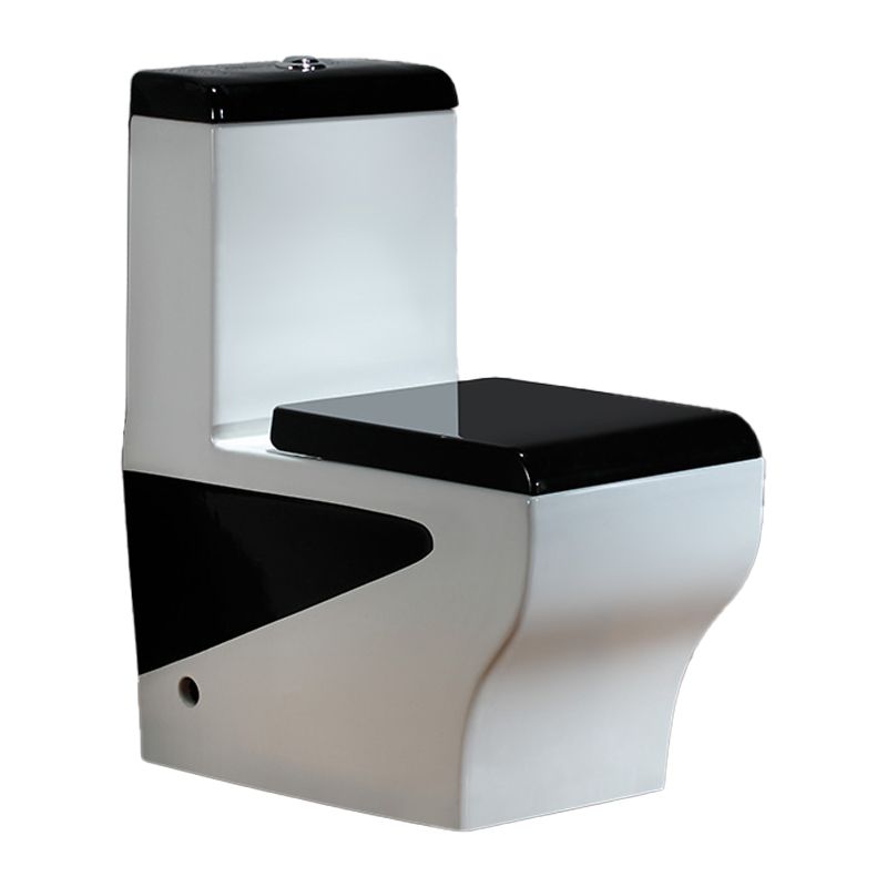Skirted Traditional Toilet Floor Mount One-Piece Toilet with Slow Close Seat