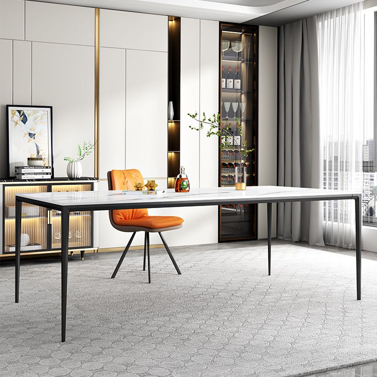 1/2/4/5/7/11 Pcs Metal Contemporary Dining Room Set with Rectangle Table Dinette Set