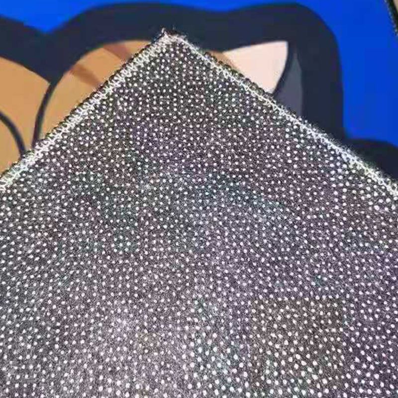 Simplicity Houndstooth Pattern Rug Polyester Carpet Stain Resistant Indoor Rug for Home Decoration