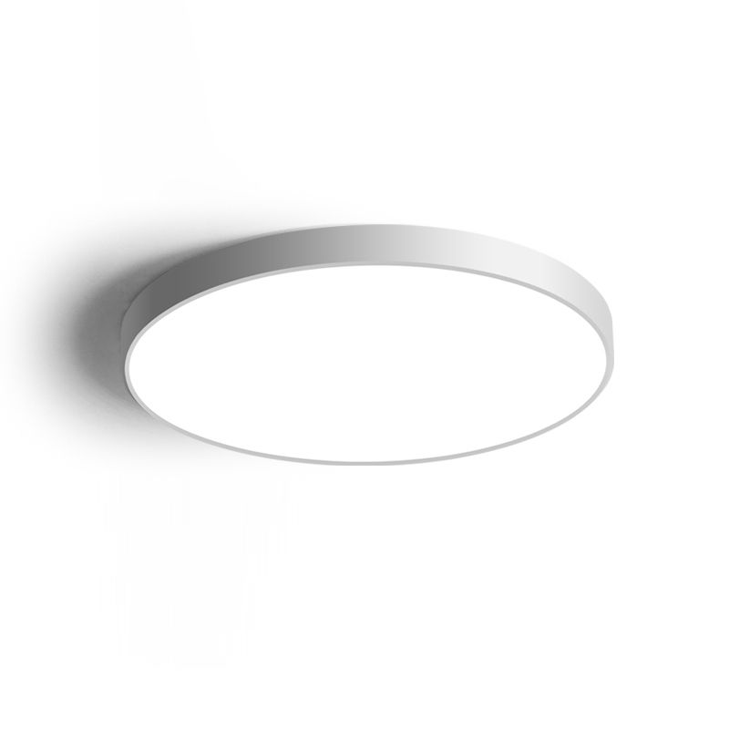 Luminaires de plafond encastrés de simplicité de lumière montée au plafond à LED ronde