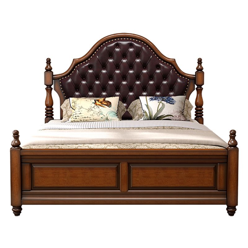 Tufted Upholstered Headboard Standard Bed Mattress Included Bed Frame