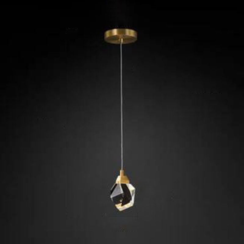 Modern Geometric Pendant Lighting Fixtures Crystal Pendant Lamp