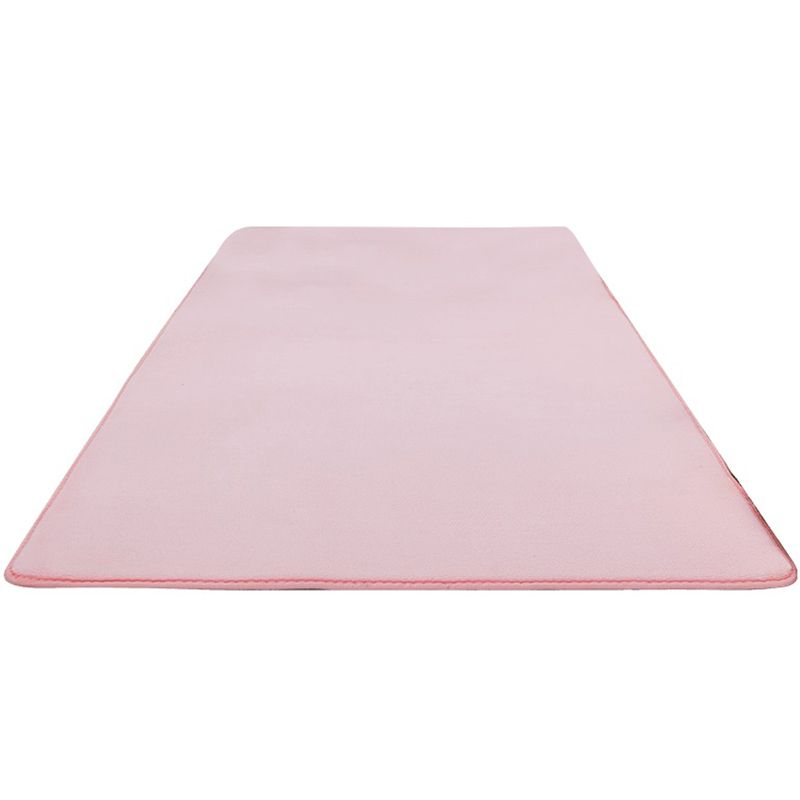 Pastel Solid Color Rug Multicolor Nordic Carpet Polypropylene Anti-Slip Stain Resistant Pet Friendly Rug for Bedroom