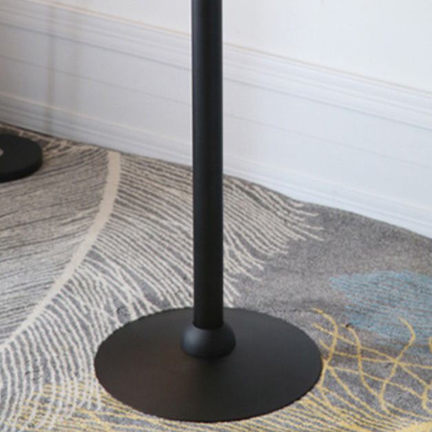 Industrial Round Solid Wood Bar Table Set 1/2/5 Pieces Counter Table with High Stools