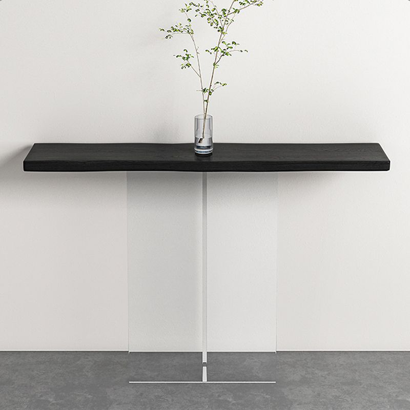 Rectangle Acrylic Console Table 11.8" W Contemporary End Table