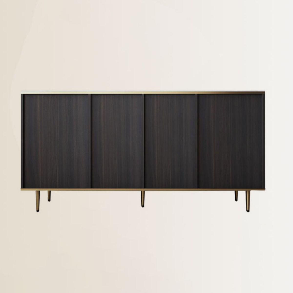 Glam Combo Dresser Wood Storage Chest Dresser with Metal Feet for Bedroom