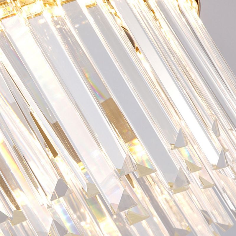 Hedendaagse luxe led hangende lamp metalen kroonluchter voor woonkamer