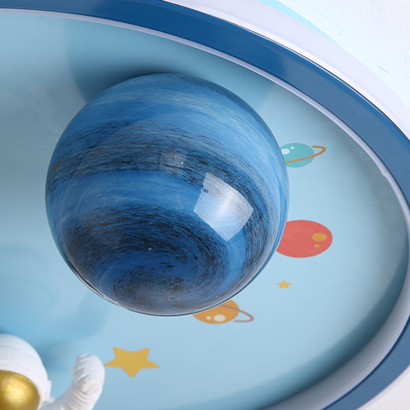 Plafonnier LED créatif d'astronaute, plafonnier de Style moderne pour chambre de garçon