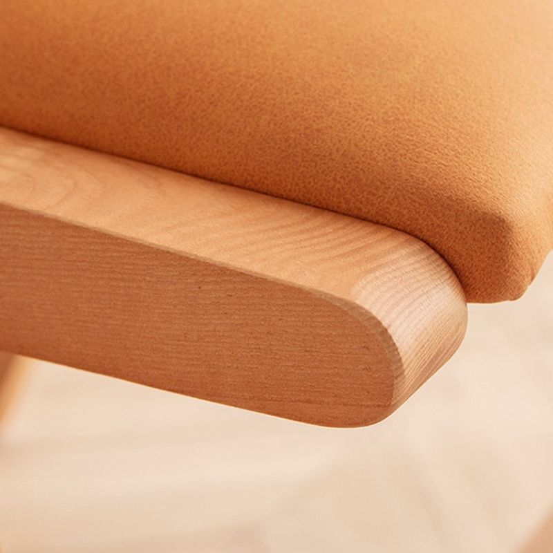 Contemporary Side Chair Open Back Wood Dining Room Chair for Kitchen