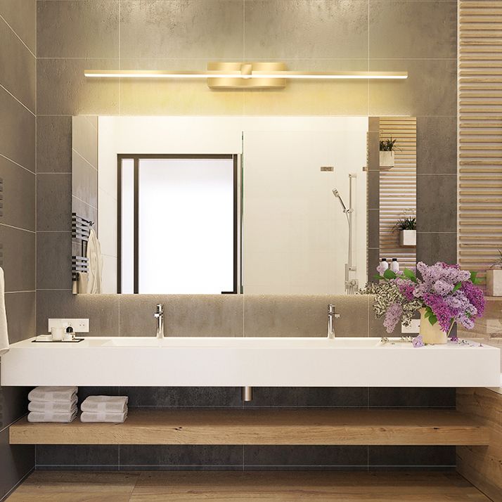 Modern Light Luce Luxury Style Linear Light Montate Vanity Lights Wall Sconce Lighting in Gold Finish