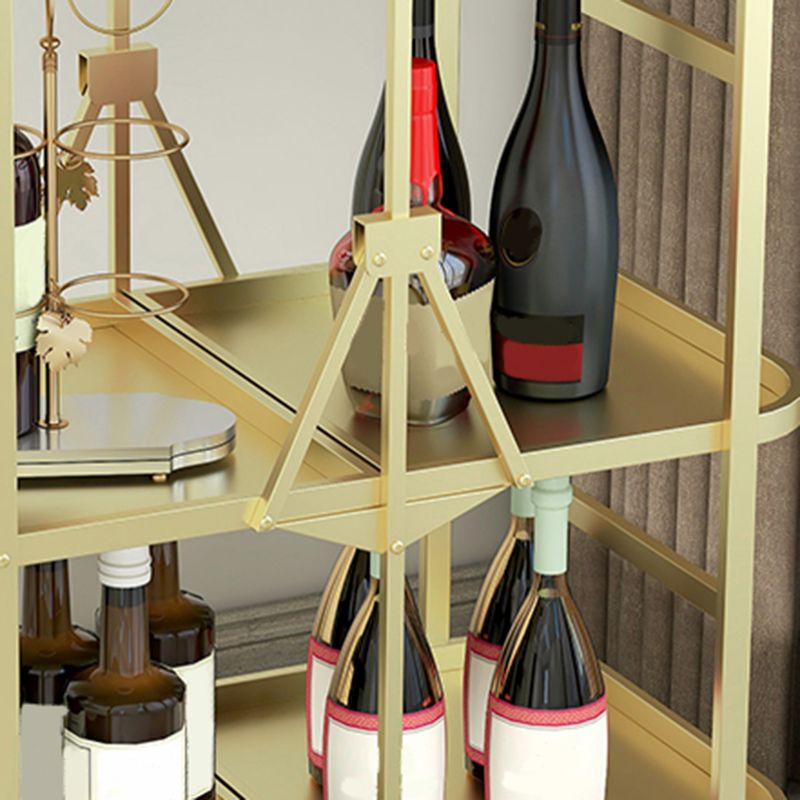 35.43"H Rectangular Prep Table Modern Style Metal Folding Prep Table