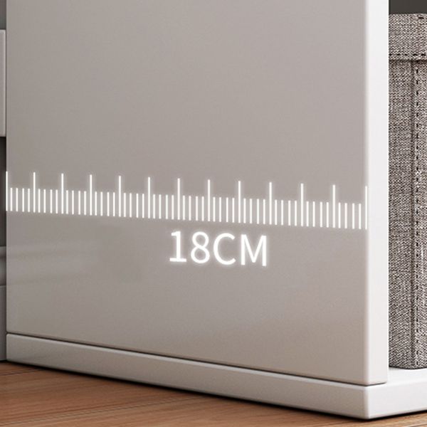 Open Back Modern Style Bookshelf 18"L Engineer Wood Bookshelf for Home Office