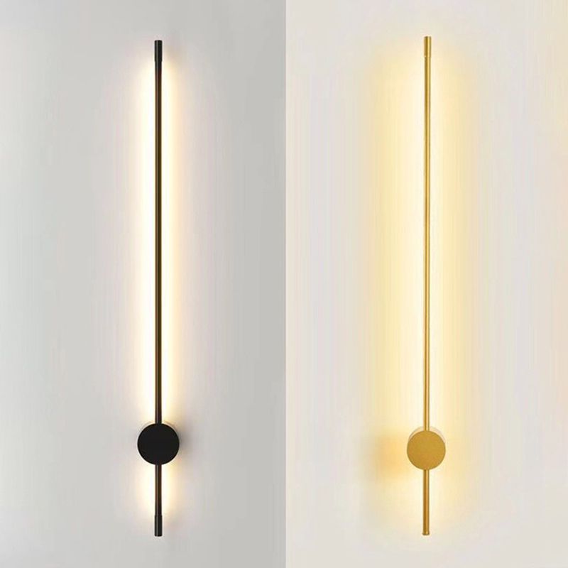 Zeitgenössischer kreativer linearer Wandleuchten Wohnzimmer Esszimmer Wandleuchte