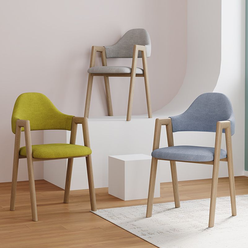 Chaise d'appoint de salle à manger en métal intérieur-extérieur moderne, chaise d'appoint à dossier ouvert avec accoudoirs