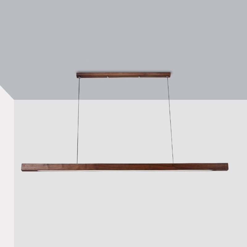 LAMPE DE PLADIER MINIMALISME DE BOIS ALIMENTATION PRENDANT LED LIGHT pour la salle à manger