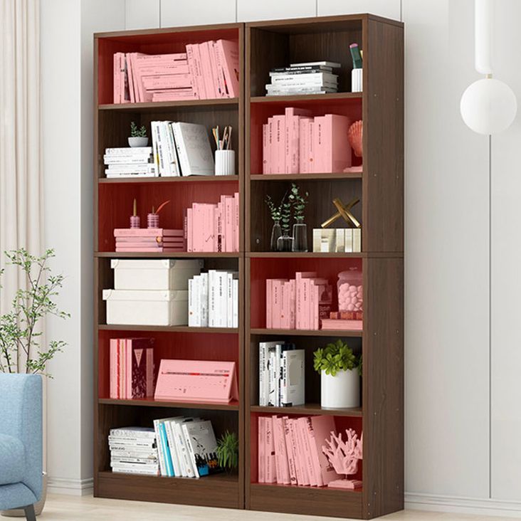 Scandinavian Style Bookshelf Engineered Wood Bookcase for Home Office Study Room