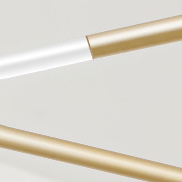 Accesorios de iluminación de lámpara de vidrio de lámpara de araña de araña contemporánea