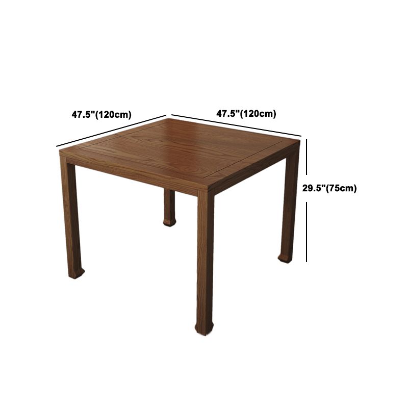 Traditional Wood Dining Set 1/5 Pieces Rectangle Dining Table Set