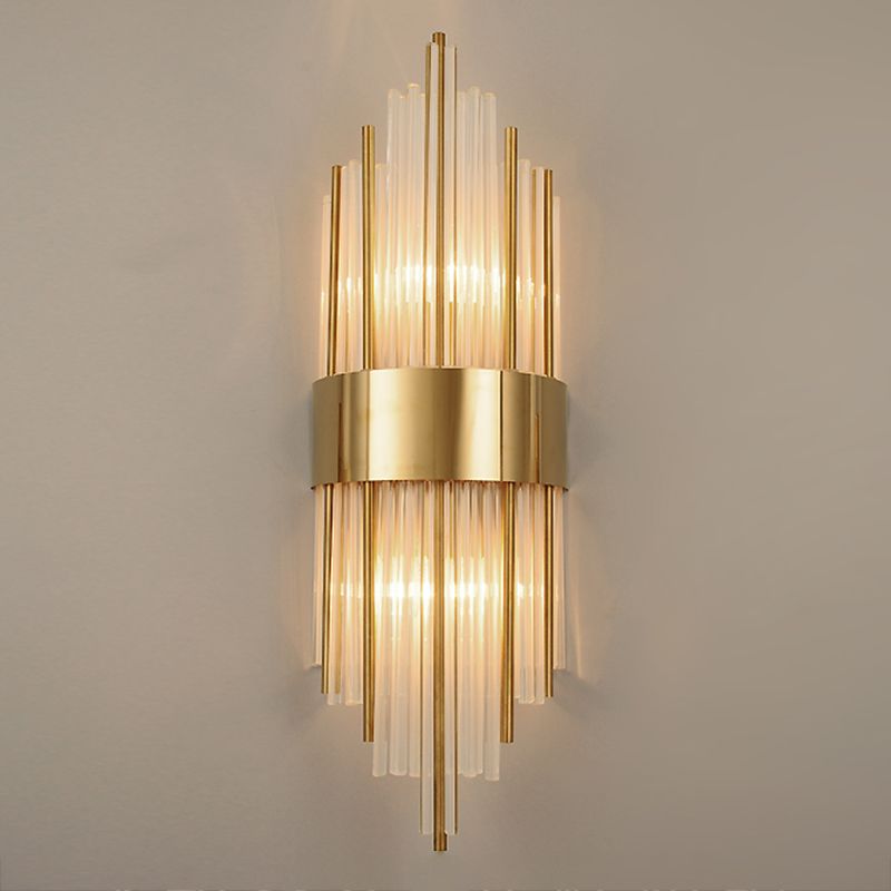 Forme géométrique Crystal Light Style moderne 2 lumières
