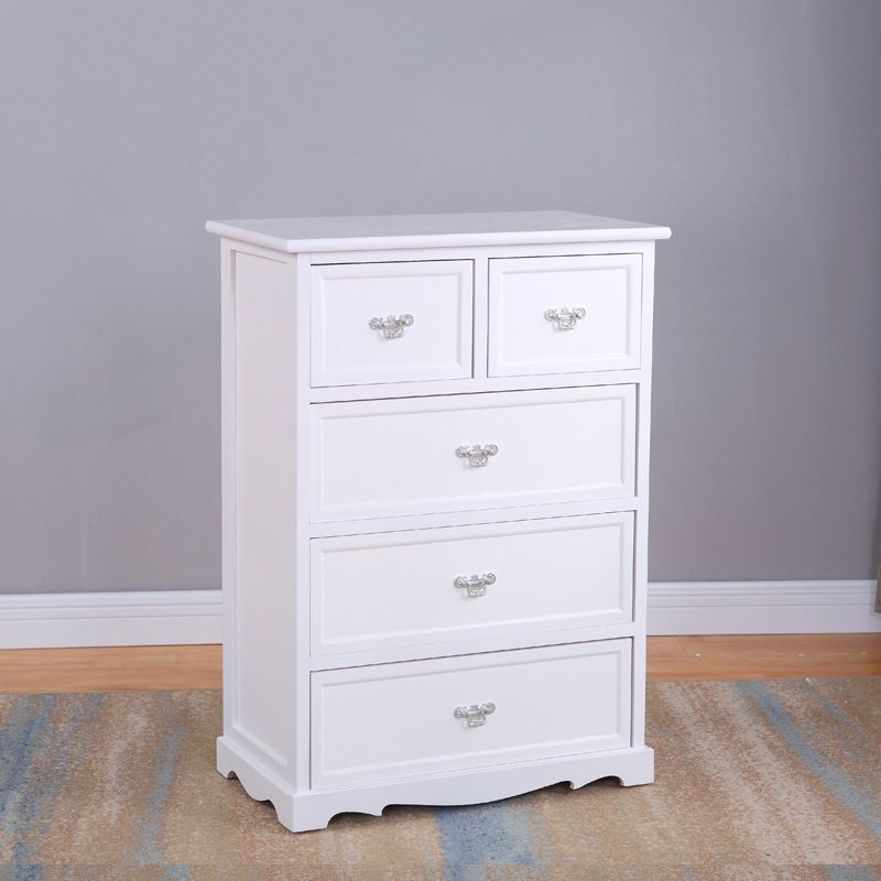 Solid Wood Accent Chest with Drawers 11.81" Wide Rectangle Chest