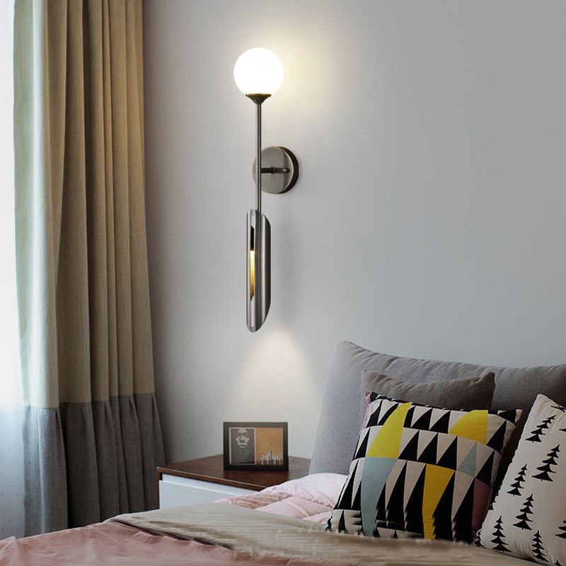 Post-Modern Wall Sconce Copper LED Sconce Lighting for Corridor