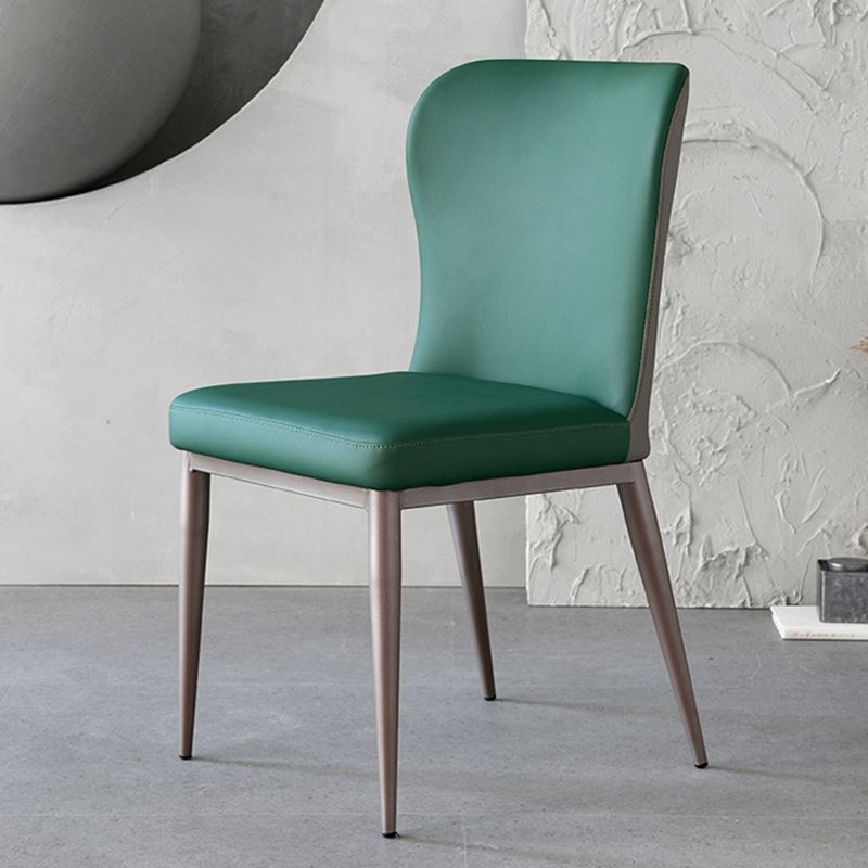 Sedia da pranzo imbottita in stile nordico sedia parsons per uso domestico