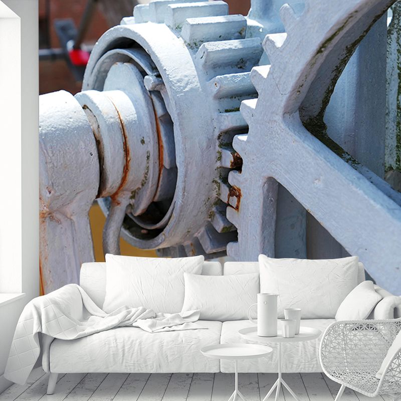 Customized Horizontal Photography Metal Mural Eco-friendly Wallpaper for Bedroom