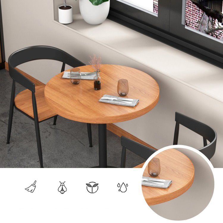 Modern Dining Set 1/3/4/5 Pcs Metal Frame Dining Table and Chairs