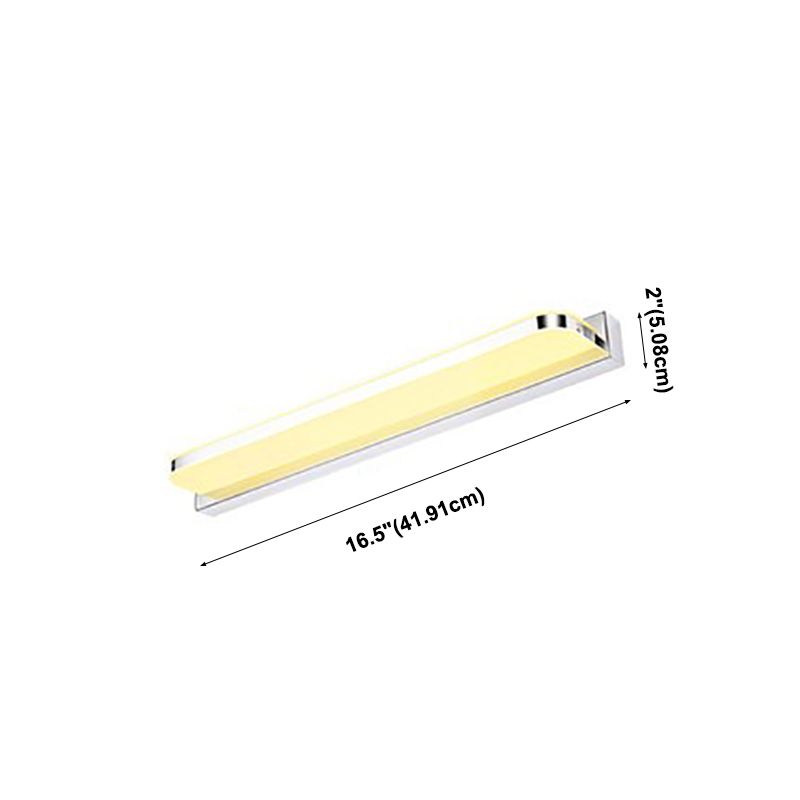 Modern Simple Mirror Lamp Fixture Makeup LED Mirror Light for Washroom Bathroom