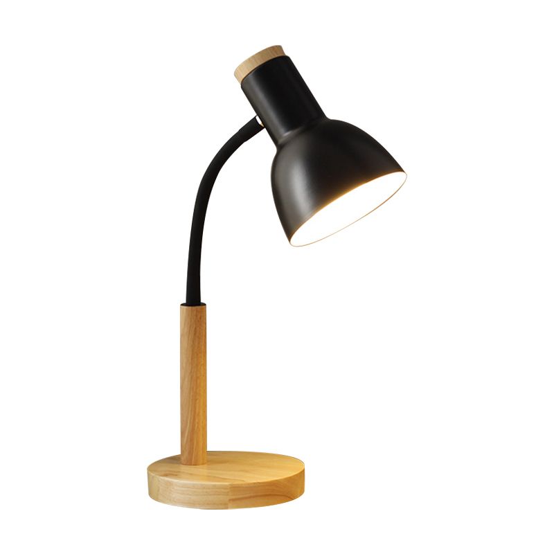 Lampe de table de nuit en métal en forme