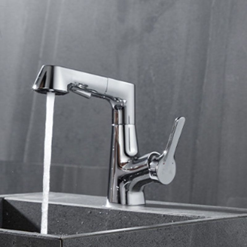 Modern Vessel Sink Faucet Brass Lever Handles Swivel Spout Bathroom Vessel Faucet