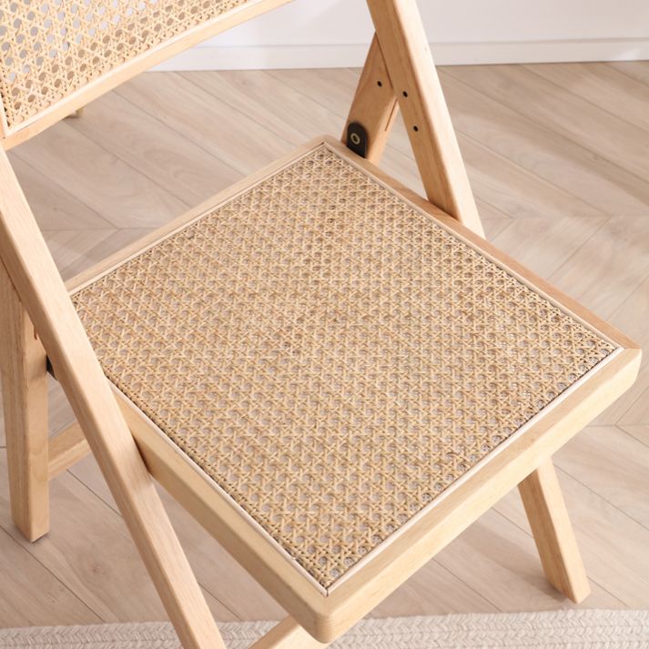 Silla de comedor de estilo escandinavo, silla de comedor de madera con respaldo abierto para restaurante