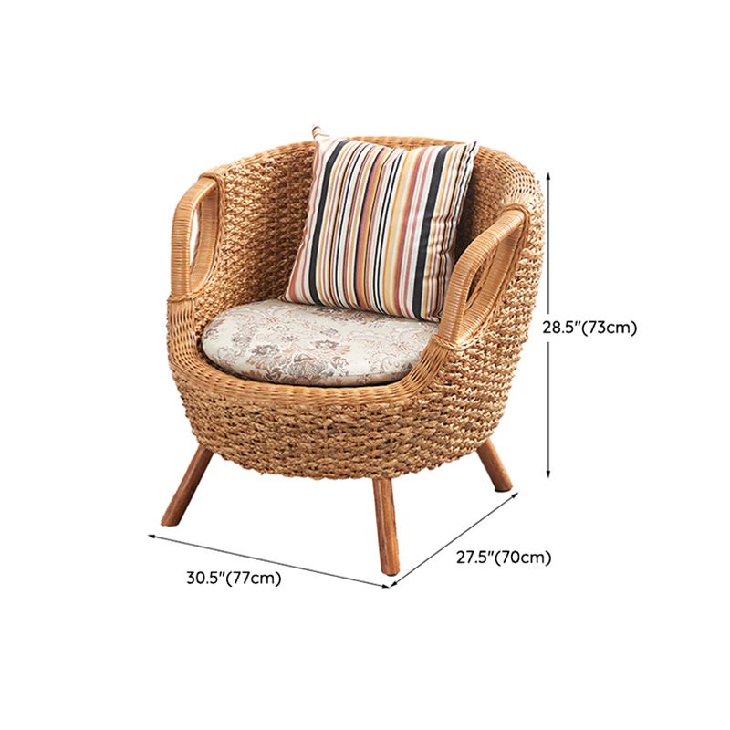 Glass Top Contemporary Dining Table Set 1/2/3/4 Pcs Wicker Dining Set