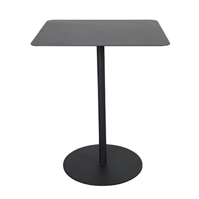 Medieval Modern Style Pedestal Base Round/square Metal Table Black Side Table