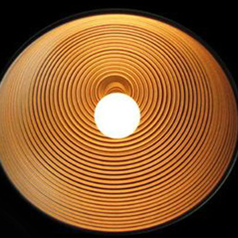 Luz de colgante industrial de tazón negro 1 accesorios de iluminación colgante de metal claro