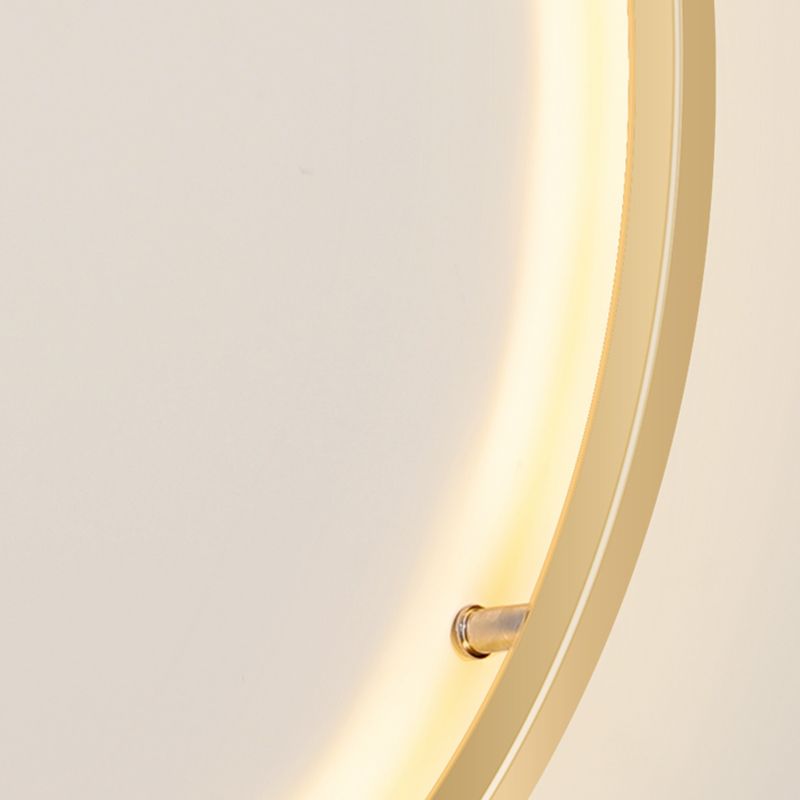 Runde Schatten Metall Wandleuchter moderner Stil mit einem leichten Wand montiertes Licht