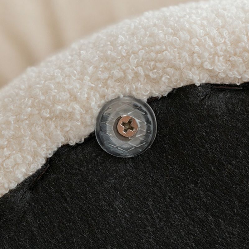 Contemporary Specialty Ottoman Velvet Tear Resistant Plain Pouf Ottoman