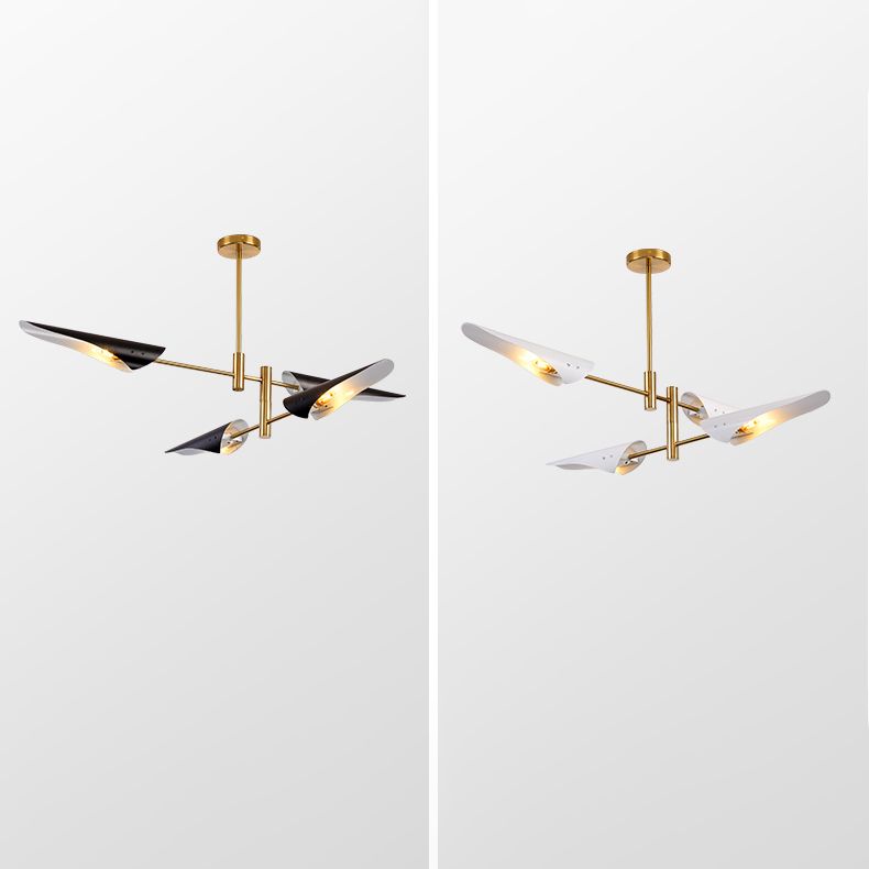 Nordic Style Metal Chandelier Geometric Shape Chandelier Pendant Lamps for Living Room