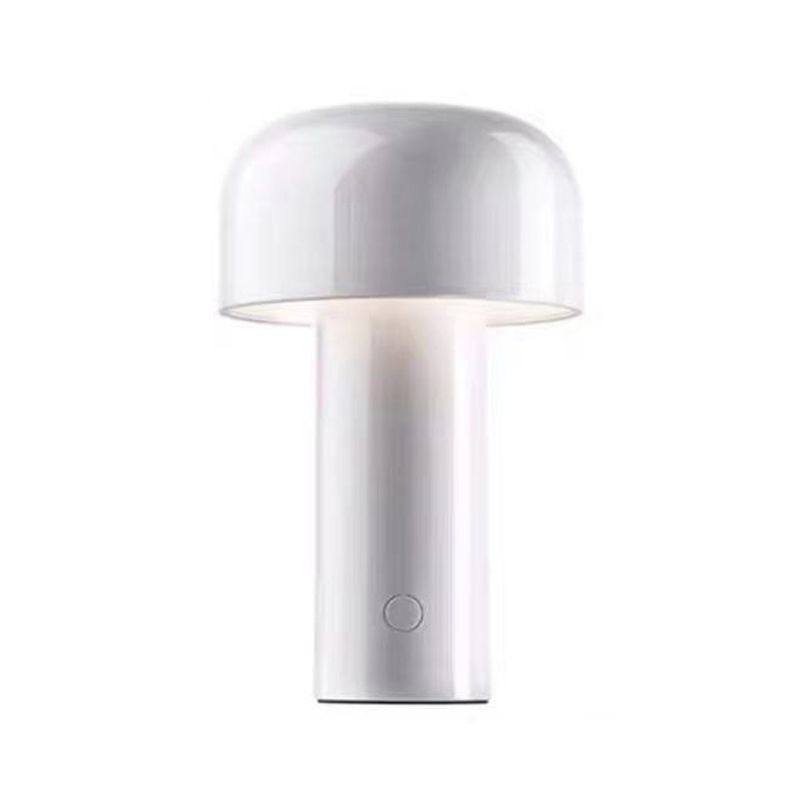 Rechargeable LED Desk Lamp Modern Simple Style Mushroom Shape Table Light