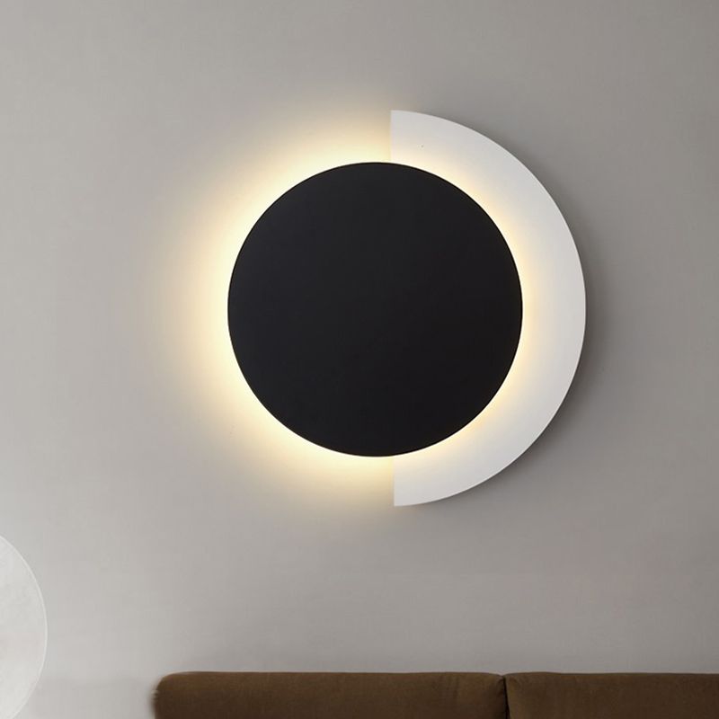 Geometrische Wandmontageleuchte moderne 1-Licht-Wandlampe mit Acrylschatten