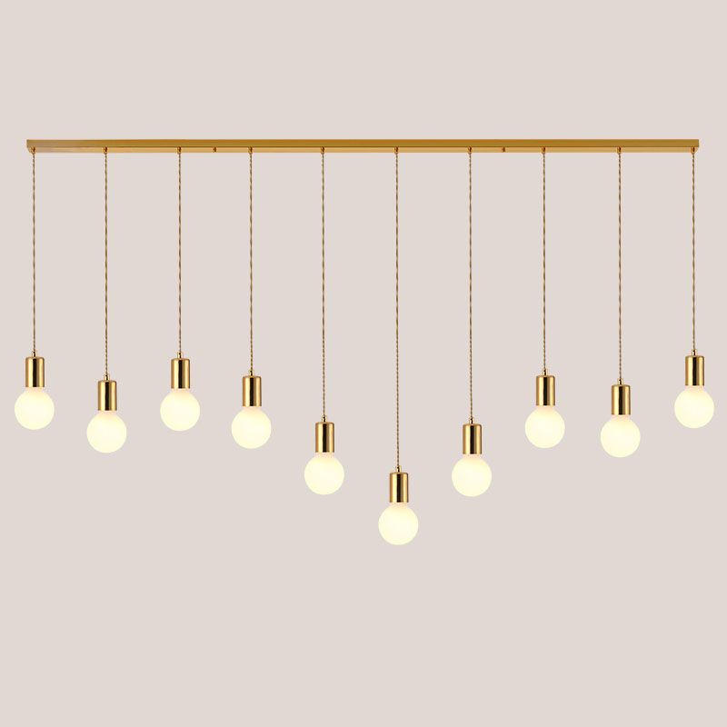 Bare Breb Hanging Light Industrial Metal Commercial Pendant Lighting for Clothing Shop