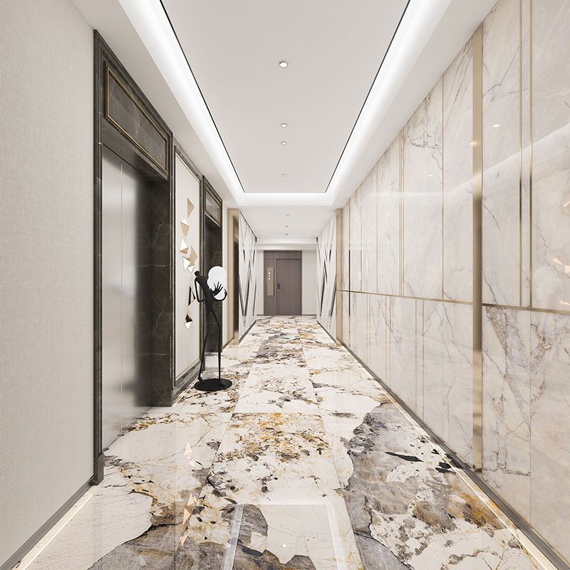 Polished Floor and Wall Tile Modern Patterned Floor and Wall Tile