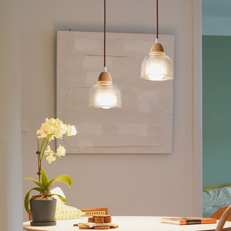 Estilo moderno Luz colgante Capacidad de iluminación de colgante de vidrio creativo para el comedor