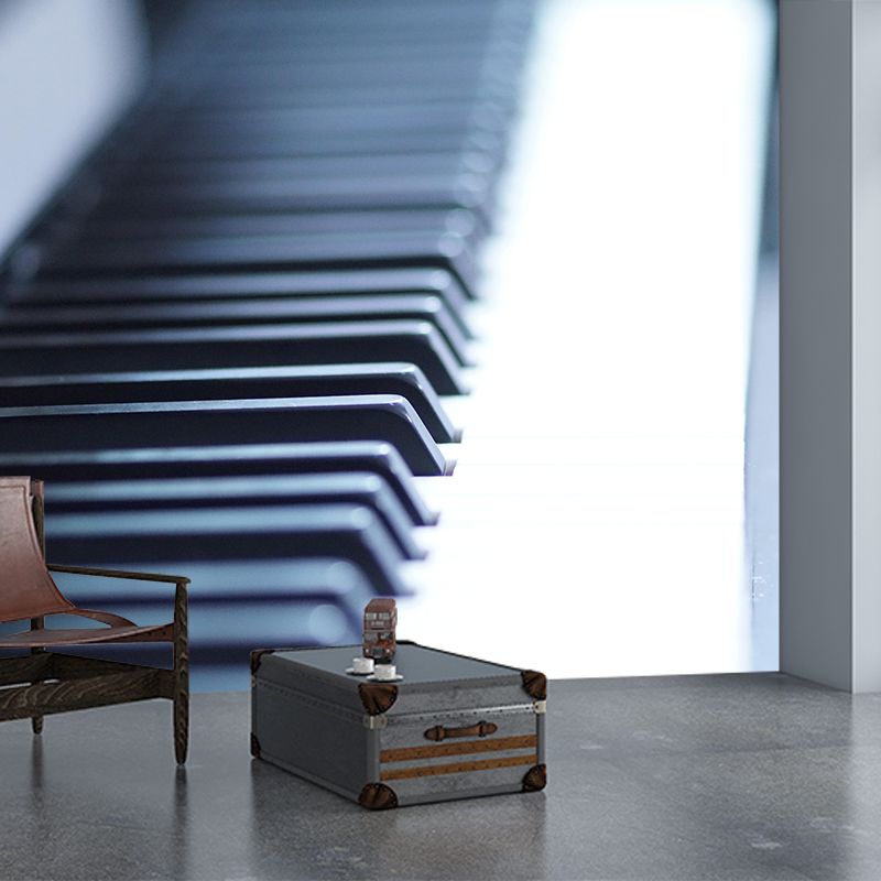 Customized Piano Mural Photography Decorative Environment Friendly Wall Art