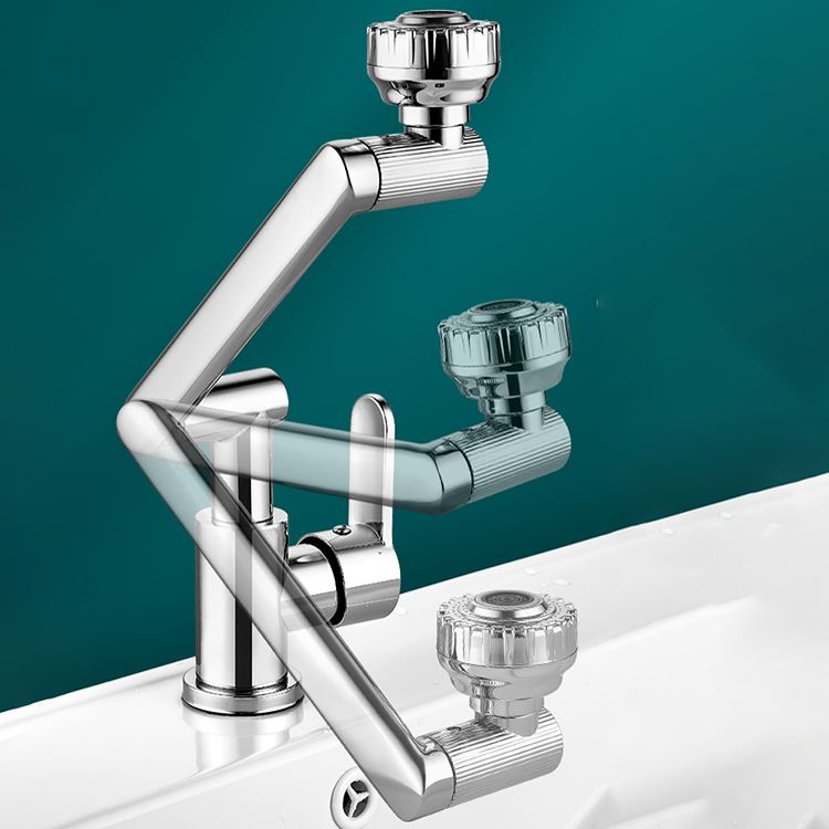 Modern Bar Faucet Single Lever Low Profile Robotic Arm Kitchen Faucet