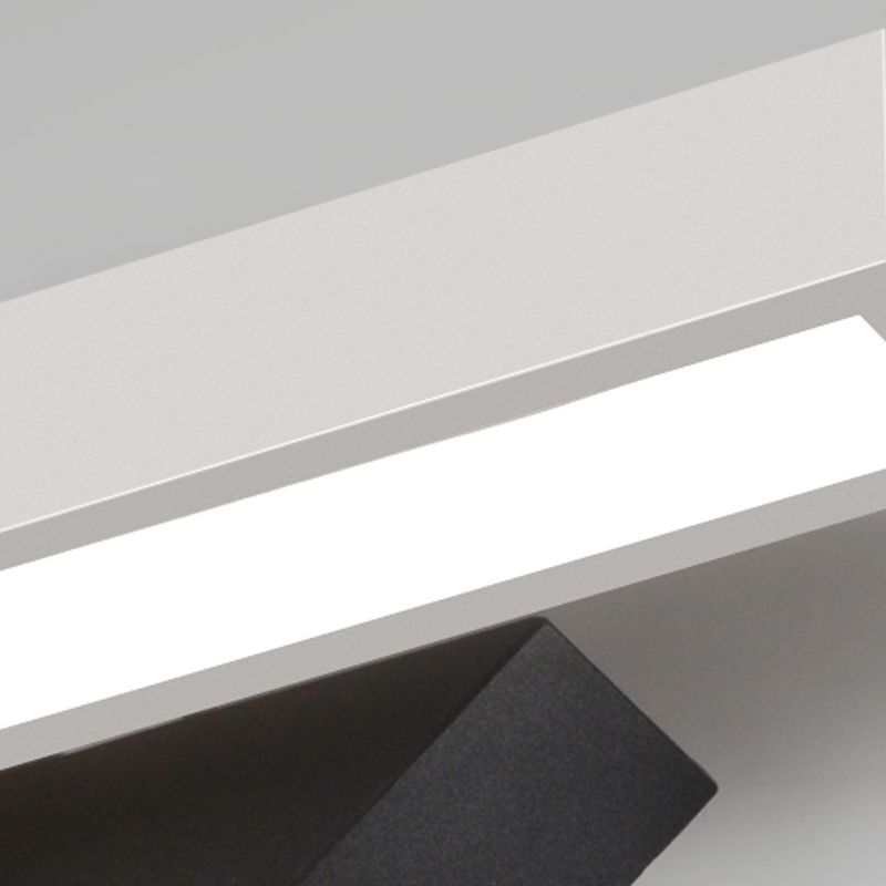 Luminaire de plafond encastré à plusieurs têtes, plafonnier LED contemporain