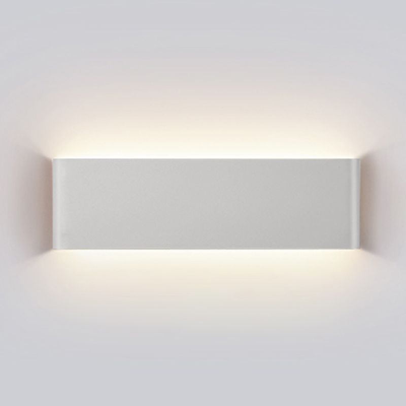 Metal Square Wall Lighting Modern 1 Light Wall Mounted Light Fixture