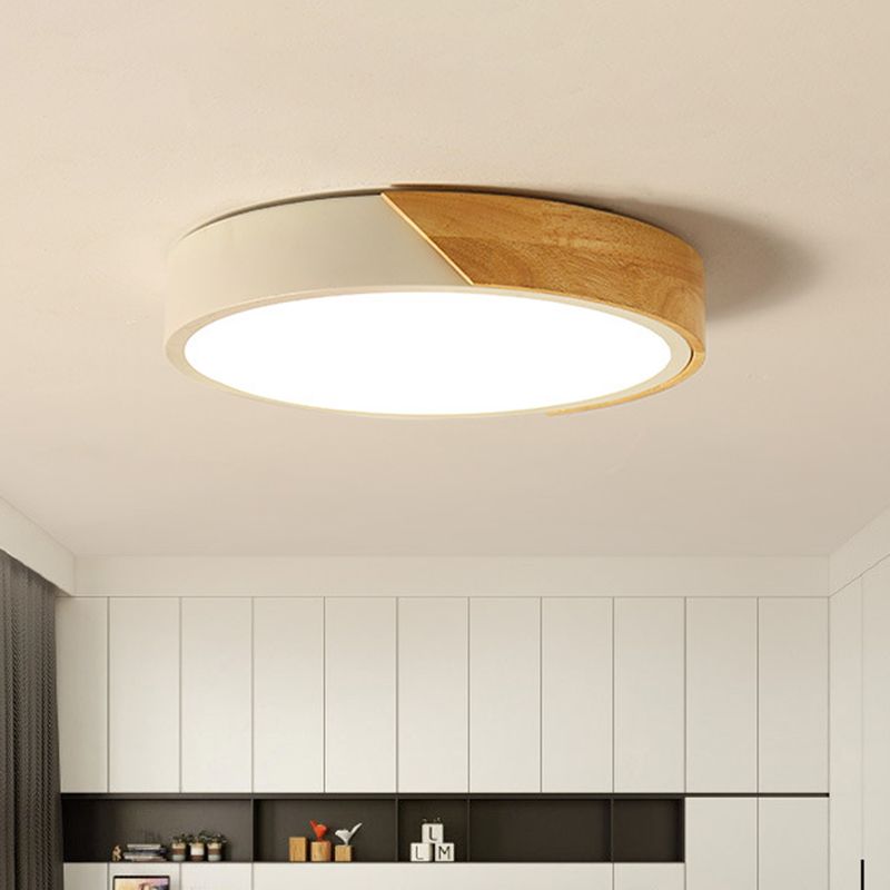 1 Light Geometric Flush Mount Contemporary Metal Ceiling Light Fixture