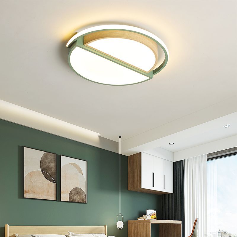 LED Ronde Flush Plafond Light Nordic Creative Acryl Flush Mount Lighting voor slaapkamer