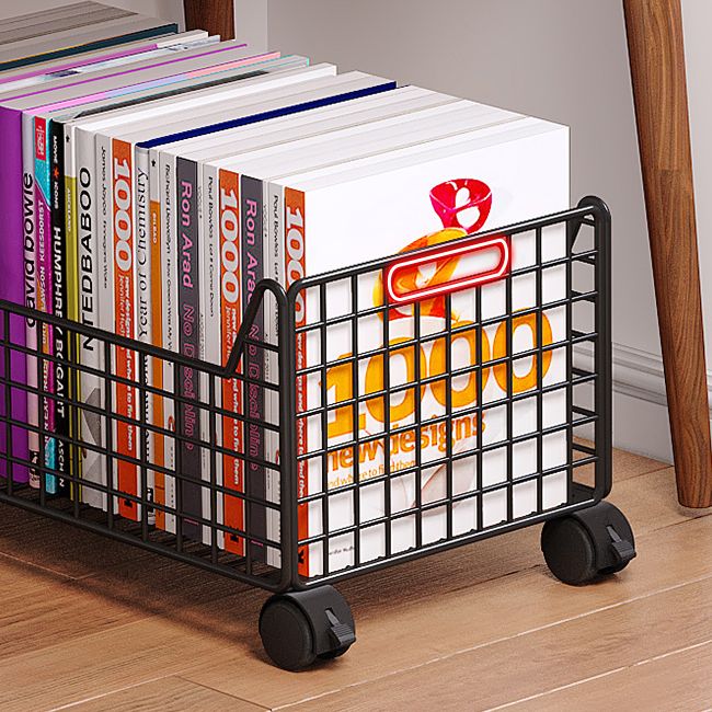 Metal Book Shelf Horizontal Shelf Bookcase, 11.61" W x 9.45" H